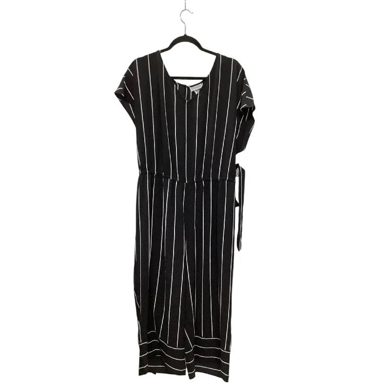 Jumpsuit By Catherines In Black & White, Size: 2x