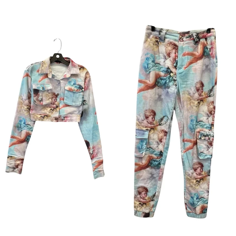 Pants Set 2pc By Cmc In Multi-colored, Size: M