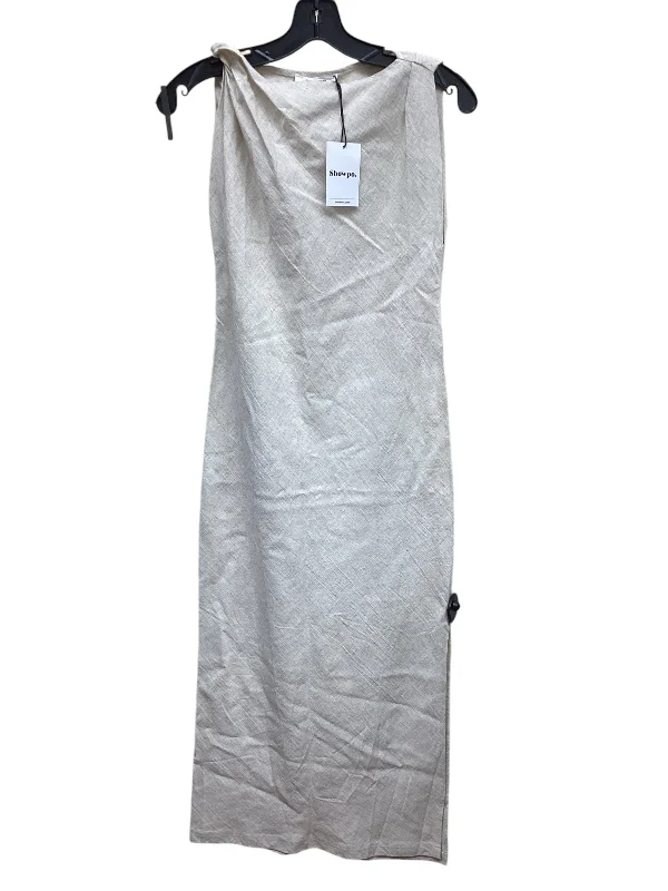 Dress Casual Midi By Clothes Mentor In Cream, Size: Xs